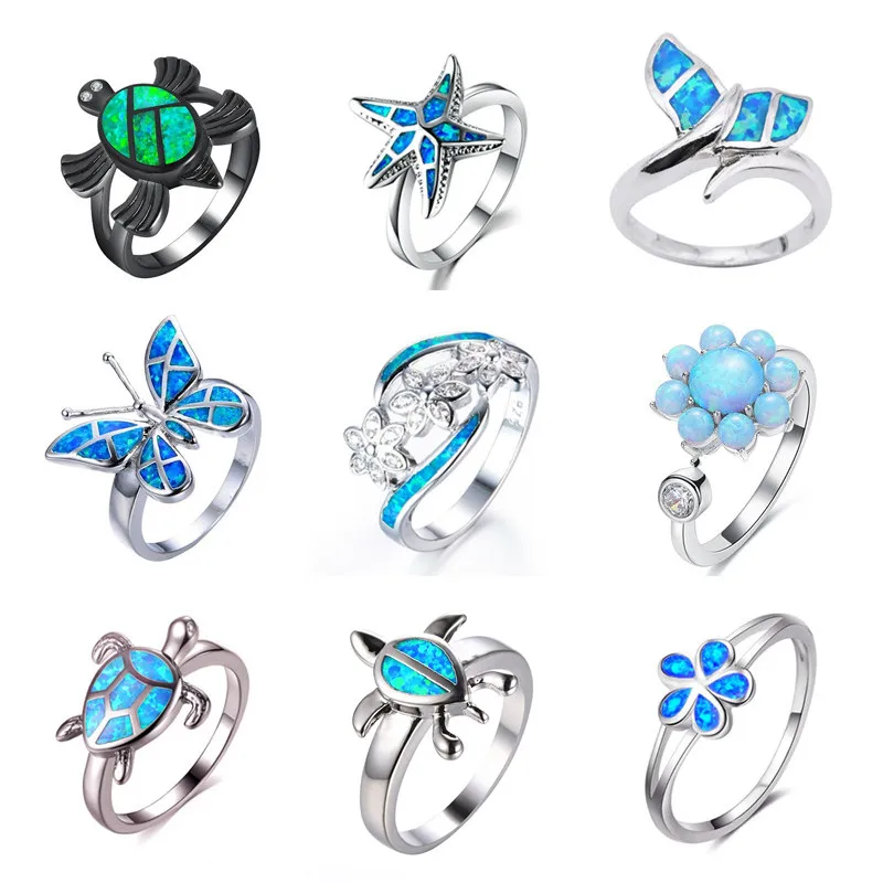 FDLK Unique Animal Imitation Opal Rings Colorful Enamel Bohemian Statement Cocktail Rings Jewelry Wedding Party Gift
FDLK Unique Animal Imitation Opal Rings Colorful Enamel Bohemian Statement Cocktail Rings Jewelry Wedding Party Gift