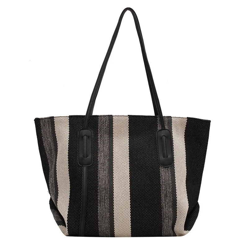 New Red Tote Bag Bag On The New Summer 2021 Fashion Tide Contracted Large Capacity Stripe Canvas Shoulder Bag
New Red Tote Bag Bag On The New Summer 2021 Fashion Tide Contracted Large Capacity Stripe Canvas Shoulder Bag