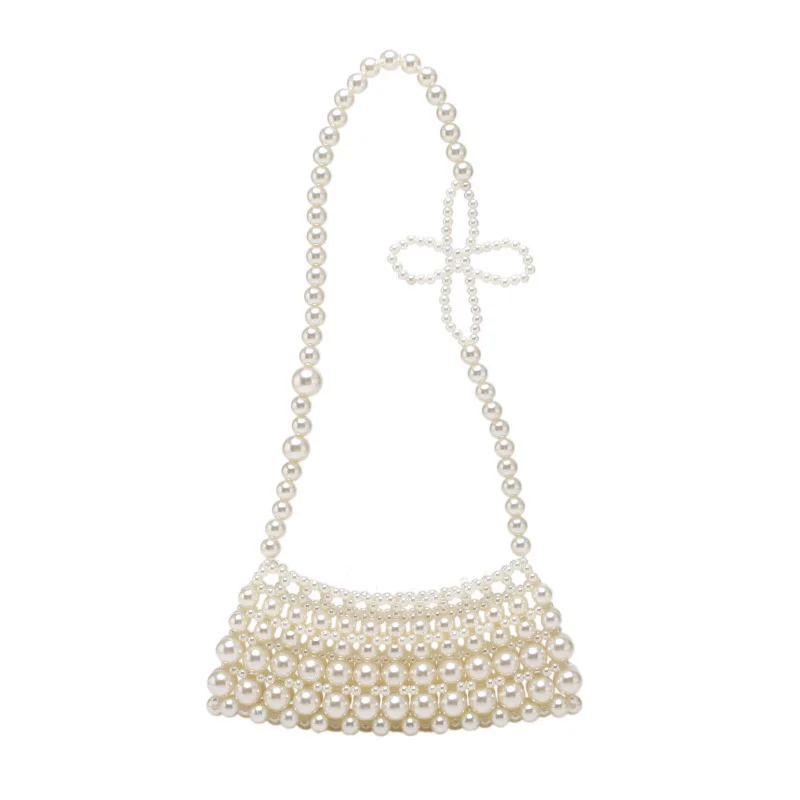 Clutch Handmade Beaded Pearl Weave Hollow Flower Shoulder Hand Fairy Girl Fairy Air Mobile Dinner Handbags Women Bags Designer
Clutch Handmade Beaded Pearl Weave Hollow Flower Shoulder Hand Fairy Girl Fairy Air Mobile Dinner Handbags Women Bags Designer