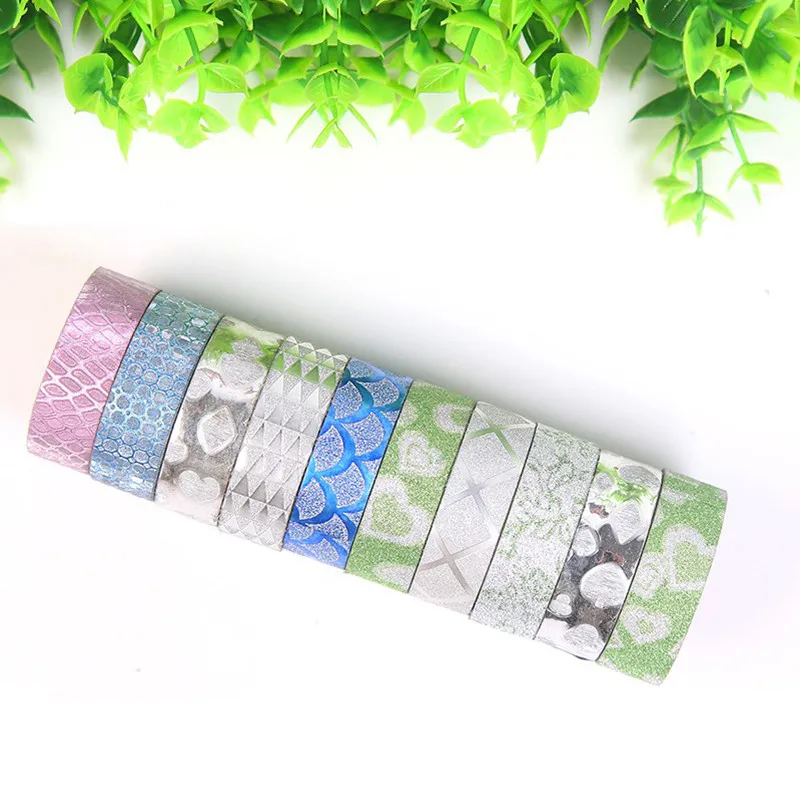 Korean Creative DIY Gold Powder Glitter Tape Color Glitter Tape DIY Handmade Decorative Stickers 
Korean Creative DIY Gold Powder Glitter Tape Color Glitter Tape DIY Handmade Decorative Stickers