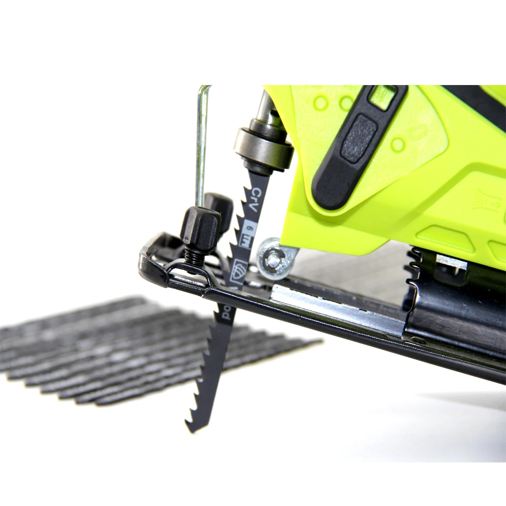 36-Piece T-Shank 4in. Jig Saw Blades Set with Storage Case CR-V Assorted Blades for Curved and Fast Cuts
36-Piece T-Shank 4in. Jig Saw Blades Set with Storage Case CR-V Assorted Blades for Curved and Fast Cuts