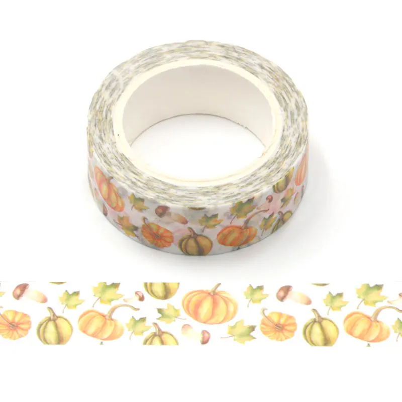 1PC 15mm*10m Thanksgiving Pumpkin Yellow Leaves Be Thankful Masking Decorative Tapes masking tape scrapbooking designer mask
1PC 15mm*10m Thanksgiving Pumpkin Yellow Leaves Be Thankful Masking Decorative Tapes masking tape scrapbooking designer mask