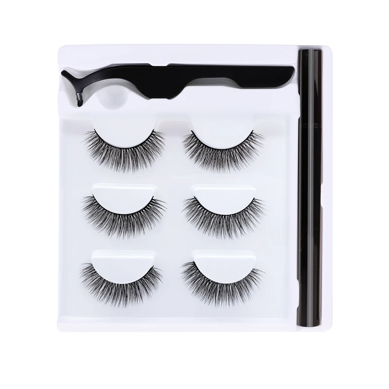 6D Mink Lashes 3pairs Makeup Natural Long False Eyelashes with Tweezers & Eyeliner Handmade Fake Eyelash Faux Mink Eyelashes
6D Mink Lashes 3pairs Makeup Natural Long False Eyelashes with Tweezers & Eyeliner Handmade Fake Eyelash Faux Mink Eyelashes
