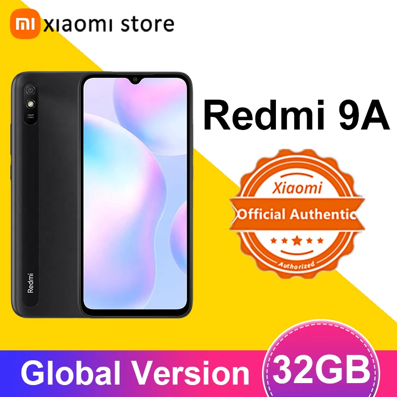 Xiaomi Redmi 9A 2 Гб оперативной памяти 32 встроенной глобальная версия смартфона 5000 мАч
