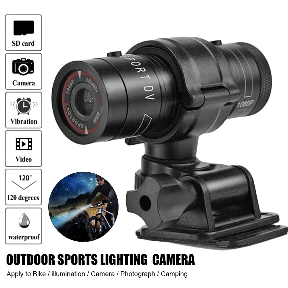 Sports DV Camera Portable HD 1080P Bike Motorcycle Helmet Sports Action Camera With 120 Degree Wide Angle Lens Video Recorder
Sports DV Camera Portable HD 1080P Bike Motorcycle Helmet Sports Action Camera With 120 Degree Wide Angle Lens Video Recorder