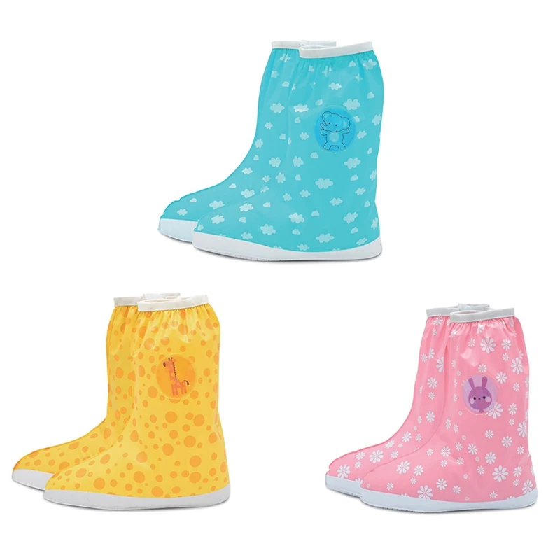 Kid Children Boots Rain Shoes Animal Print Cover Waterproof Boots Slip-Resistant Overshoes Reusable 
Kid Children Boots Rain Shoes Animal Print Cover Waterproof Boots Slip-Resistant Overshoes Reusable