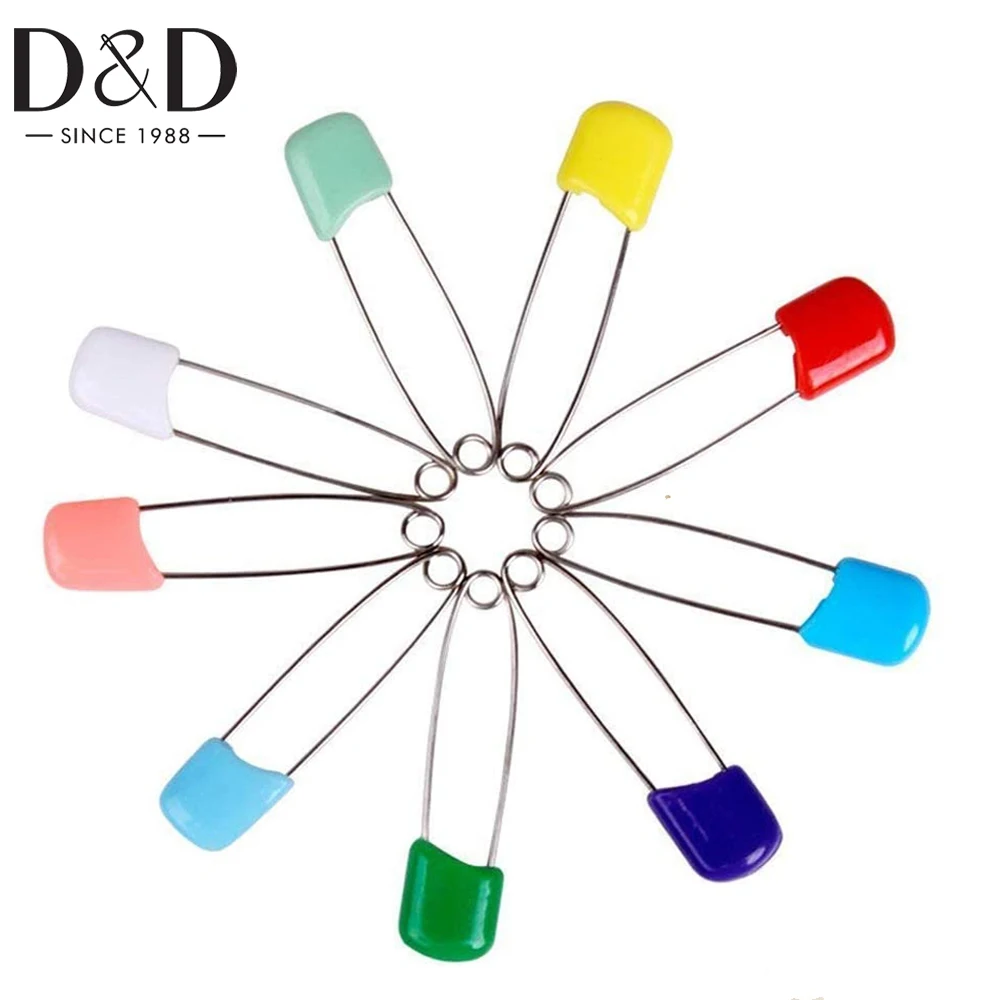 D&D 10/20pcs Plastic Baby Safety Pins Plastic Head Nappy Pins Stainless Steel Safety Pins DIY Needle Pins Buckles Home Tools 
D&D 10/20pcs Plastic Baby Safety Pins Plastic Head Nappy Pins Stainless Steel Safety Pins DIY Needle Pins Buckles Home Tools