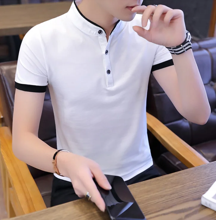 Summer men's business casual short sleeve t-shirt 2398 
Summer men's business casual short sleeve t-shirt 2398