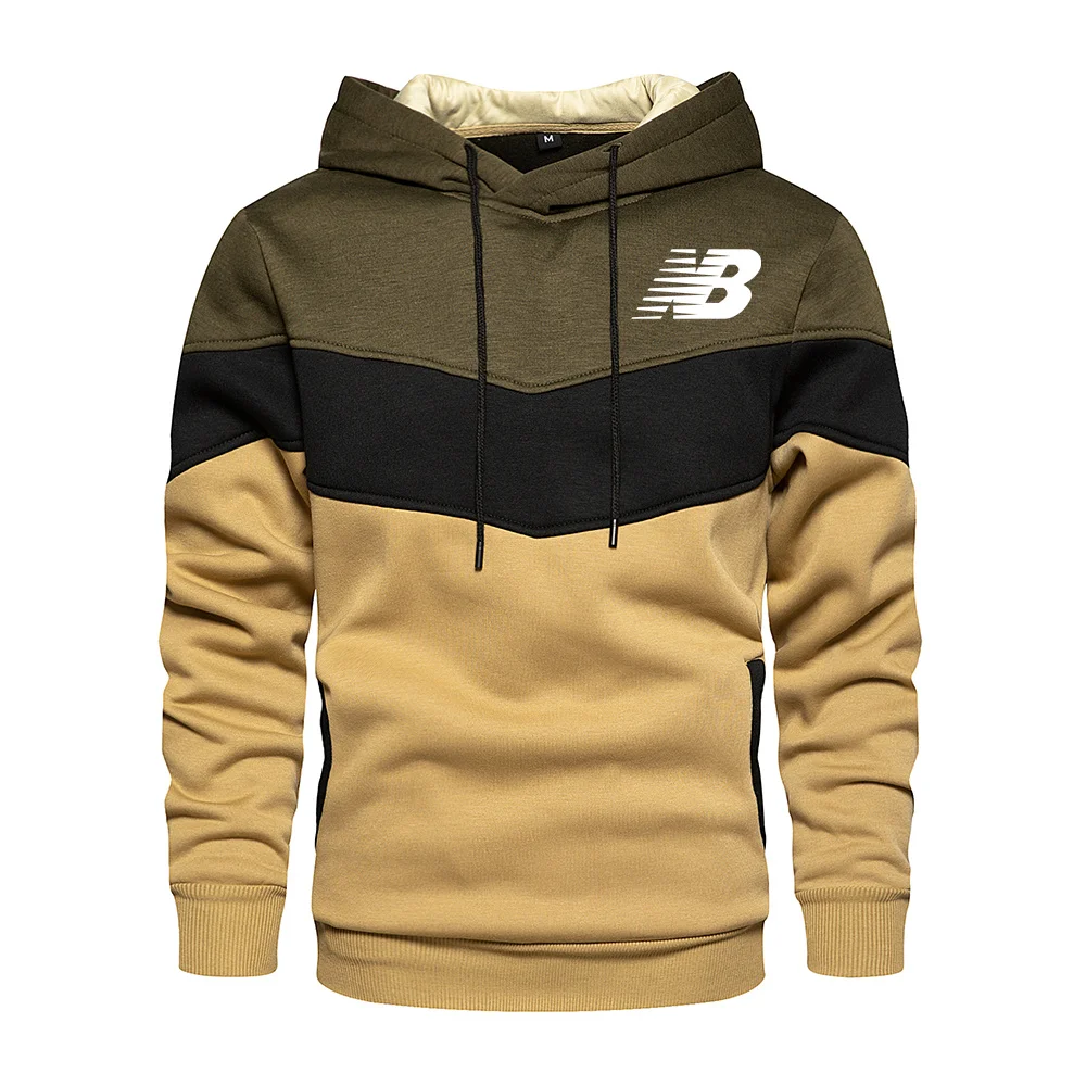 New autumn and winter Hoodie men's color stripe Pullover Hoodie clothing fashion outdoor Sweatshirt
New autumn and winter Hoodie men's color stripe Pullover Hoodie clothing fashion outdoor Sweatshirt