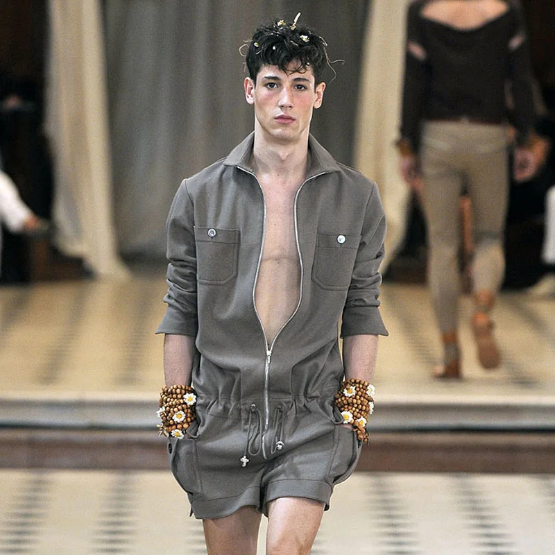 Летний комбинезон в европейском и американском стиле, комбинезон с шортами для подиума, комбинезон для инструментов, комбинезон в японском ... 
Летний комбинезон в европейском и американском стиле, комбинезон с шортами для подиума, комбинезон для инструментов, комбинезон в японском ...