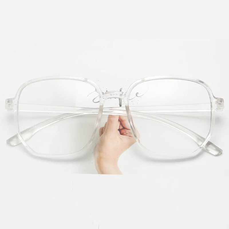 New Fashion Irregular Frame Transparent Glasses for Women Men Vintage Flat Mirror Sunglasses
New Fashion Irregular Frame Transparent Glasses for Women Men Vintage Flat Mirror Sunglasses