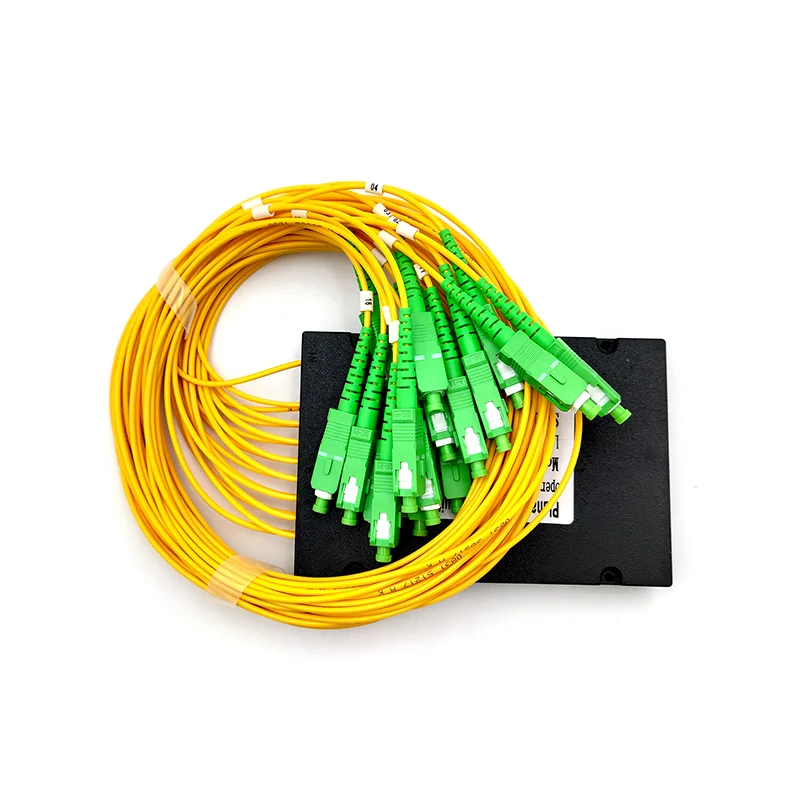 Волоконно-оптический сплиттер, одномодовый с коннектором SC APC FTTH SC 1x16 PLC ABS 
Волоконно-оптический сплиттер, одномодовый с коннектором SC APC FTTH SC 1x16 PLC ABS