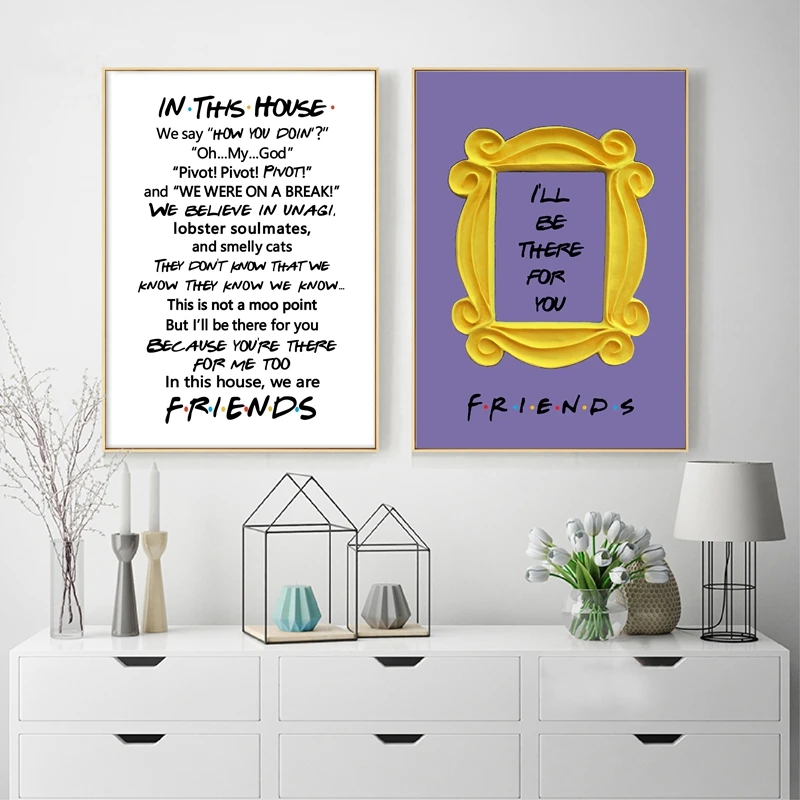 Prints Poster I'LL BE THERE FOR YOU Quotes Art Letters Picture Canvas Painting Best Friend Gift Home Wall Decoration For Bedroom 
Prints Poster I'LL BE THERE FOR YOU Quotes Art Letters Picture Canvas Painting Best Friend Gift Home Wall Decoration For Bedroom