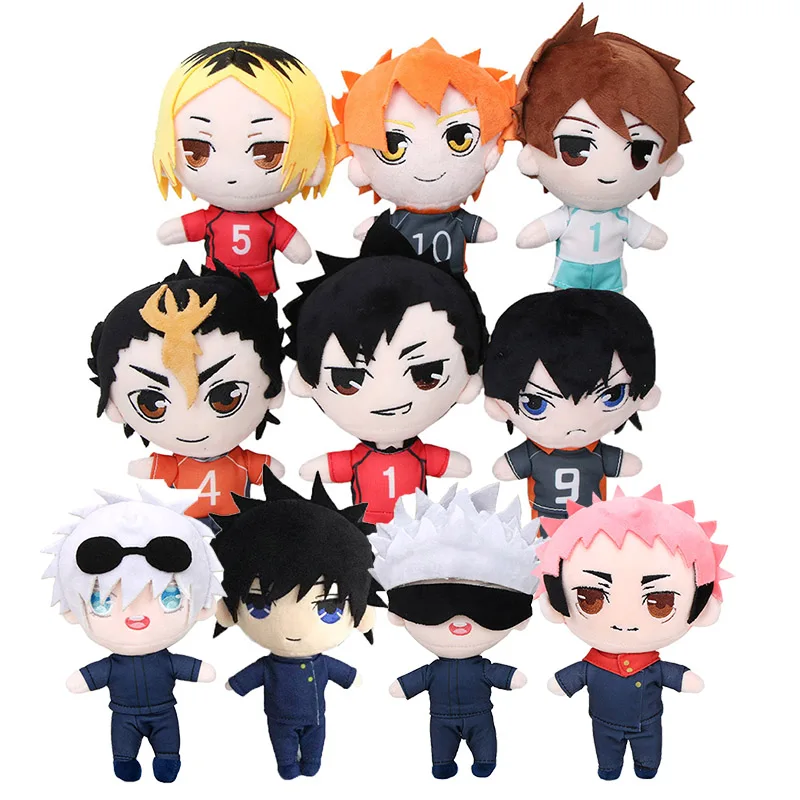 10pcs/lot 20cm Haikyuu plush toys Anime Figure Kei Tsukishima Jujutsu Kaisen plush dolls Gojo Satoru Yuji Itadori Cute pillow
10pcs/lot 20cm Haikyuu plush toys Anime Figure Kei Tsukishima Jujutsu Kaisen plush dolls Gojo Satoru Yuji Itadori Cute pillow