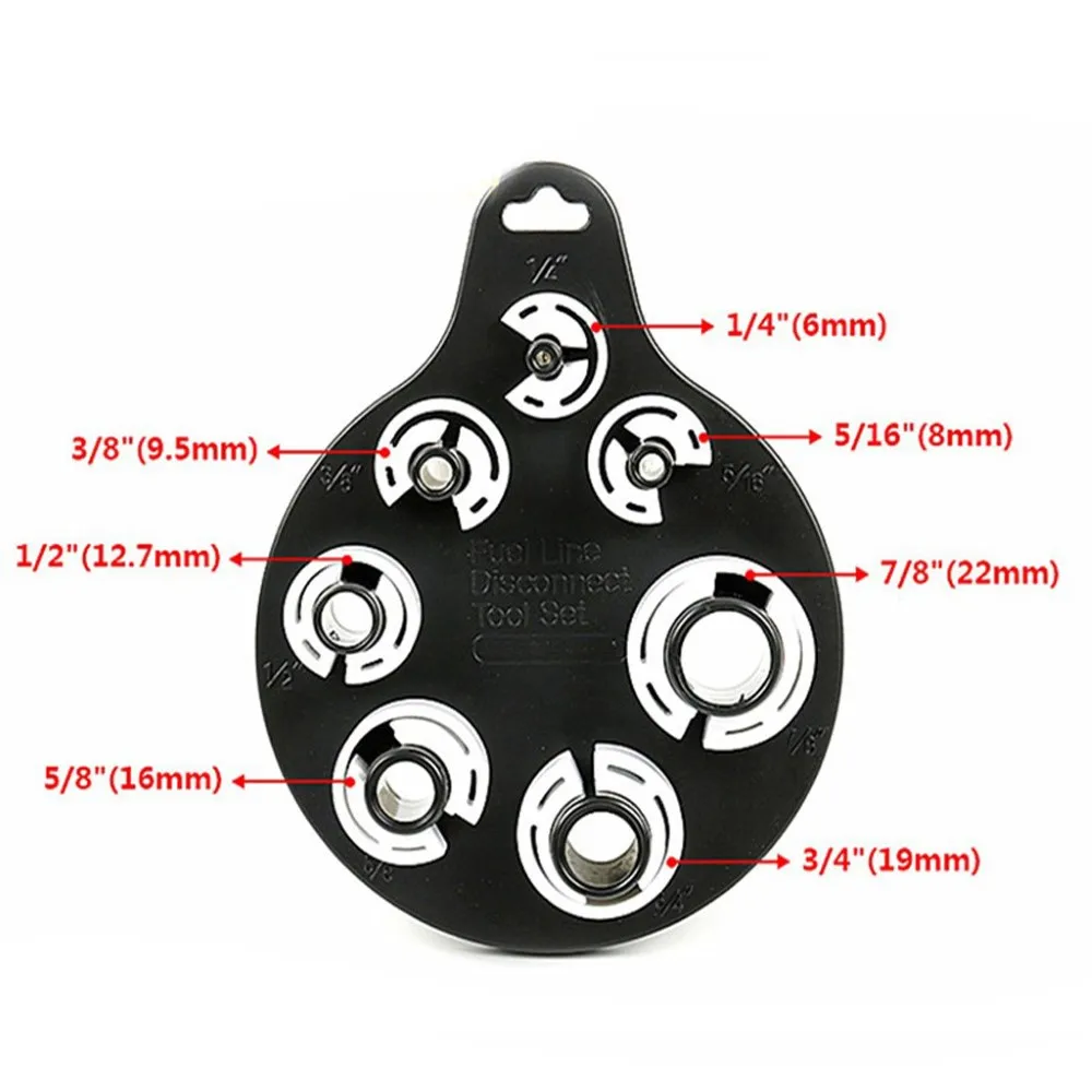 7pcs Air Conditioning Pipe Removal Tool Set 1/4 to 7/8 Inch A/C Oil Pipe Plastic Disconnect Tool Car Maintenance Repair Kit
7pcs Air Conditioning Pipe Removal Tool Set 1/4 to 7/8 Inch A/C Oil Pipe Plastic Disconnect Tool Car Maintenance Repair Kit