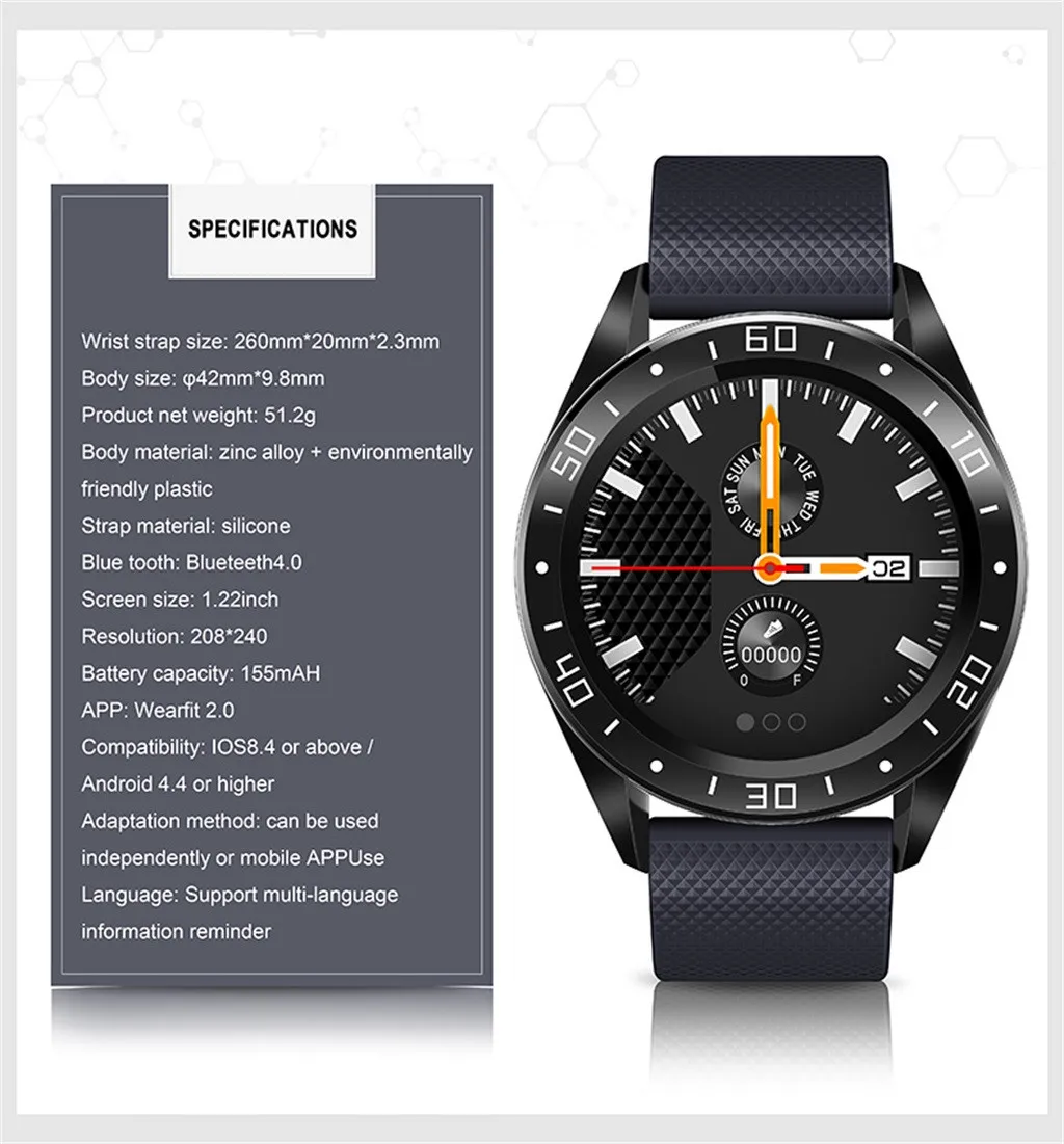 New Smart Watches GT105 Waterproof Smartwatch Bracelet Fitness Sports Heart Rate For IOS Android Multi-function Women Men Watch
New Smart Watches GT105 Waterproof Smartwatch Bracelet Fitness Sports Heart Rate For IOS Android Multi-function Women Men Watch
