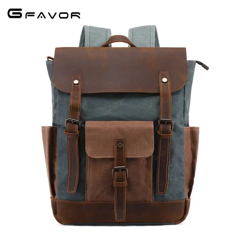 Source point crazy horse skin men's bag double shoulder bag men's canvas bag men's bag travel computer backpack
Source point crazy horse skin men's bag double shoulder bag men's canvas bag men's bag travel computer backpack