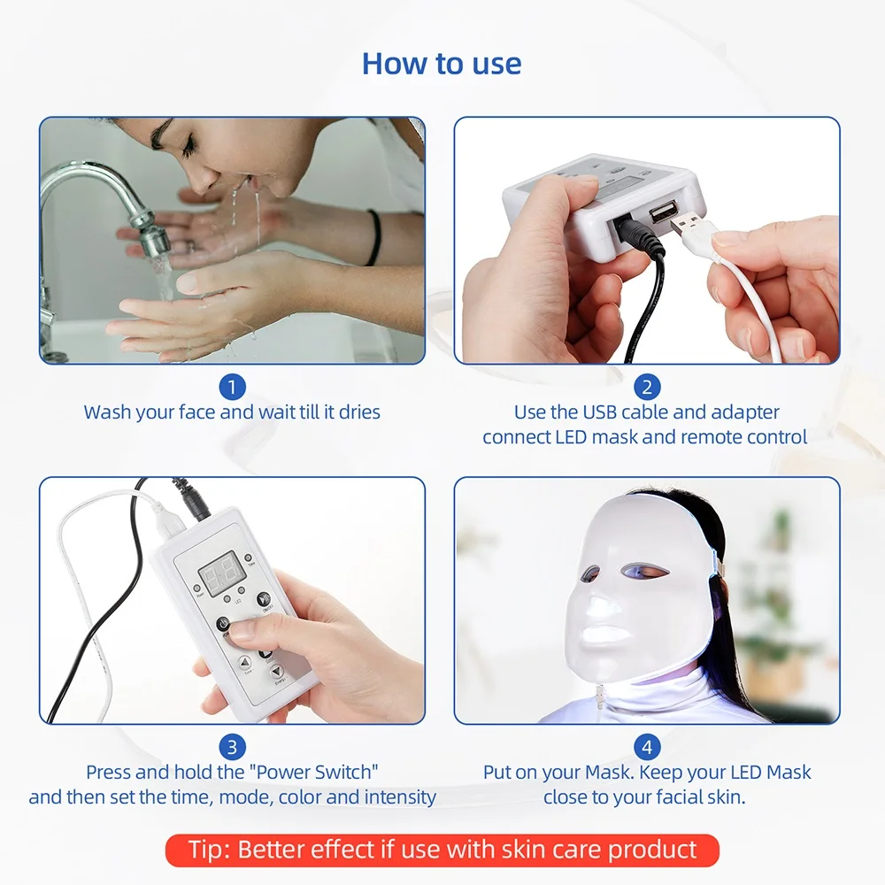 Dropshipping LED Light Therapy Face Mask LED Photon Facial Mask Skin Care Anti Wrinkle Skin Tighten Beauty Machine
Dropshipping LED Light Therapy Face Mask LED Photon Facial Mask Skin Care Anti Wrinkle Skin Tighten Beauty Machine