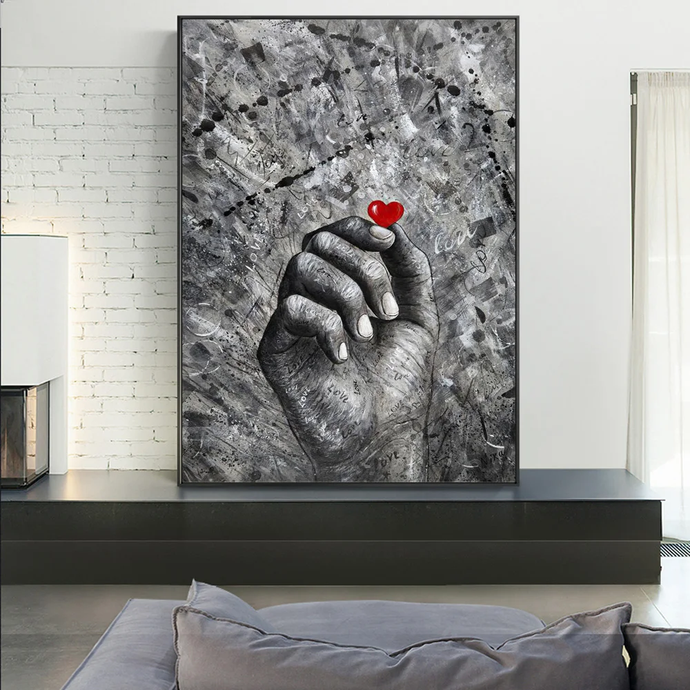 Red Love In Gray Hand Romantic Poster And Prints Abstract Nordic Sketch Canvas Painting On Wall Art Decorative Mural Picture
Red Love In Gray Hand Romantic Poster And Prints Abstract Nordic Sketch Canvas Painting On Wall Art Decorative Mural Picture