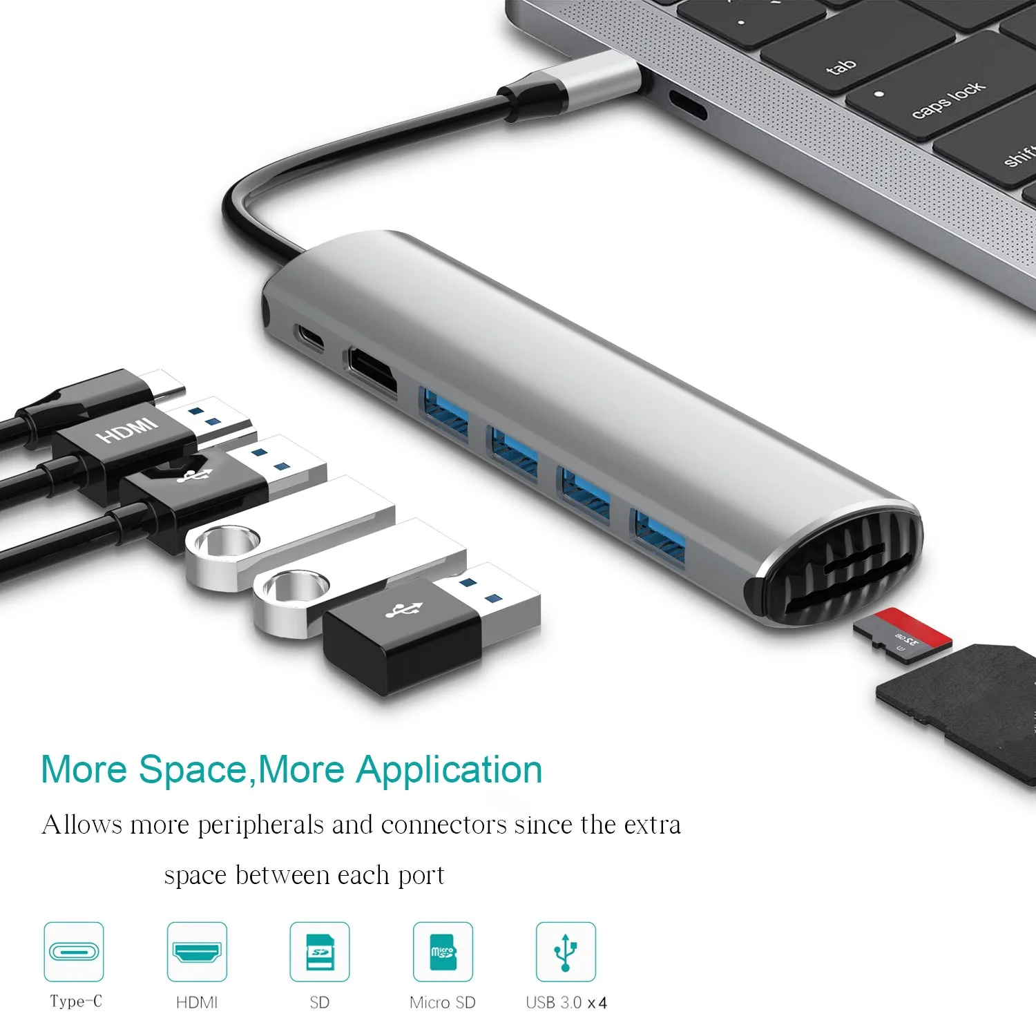 Usb 3.0 Hub Cable Usb Splitter Tf Card Read Usb Type C Hub Otg Usb-c Micro Usb Power Adapter For Macbook Air Pro Surface Pro 6#g
Usb 3.0 Hub Cable Usb Splitter Tf Card Read Usb Type C Hub Otg Usb-c Micro Usb Power Adapter For Macbook Air Pro Surface Pro 6#g