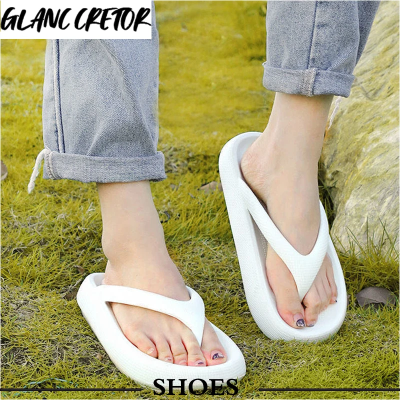 Шлепанцы женские для дома и улицы, мягкие сандалии на толстой платформе, шлепанцы для душа, летняя обувь 
Шлепанцы женские для дома и улицы, мягкие сандалии на толстой платформе, шлепанцы для душа, летняя обувь