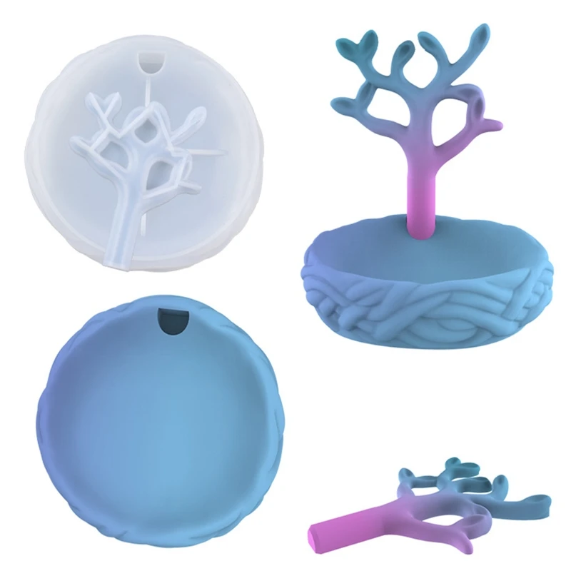 Tree Bud Jewelry Holder Epoxy Resin Mold Earring Necklace Ring Pendant Display Storage Tray Silicone Mould DIYCrafts Decorations
Tree Bud Jewelry Holder Epoxy Resin Mold Earring Necklace Ring Pendant Display Storage Tray Silicone Mould DIYCrafts Decorations