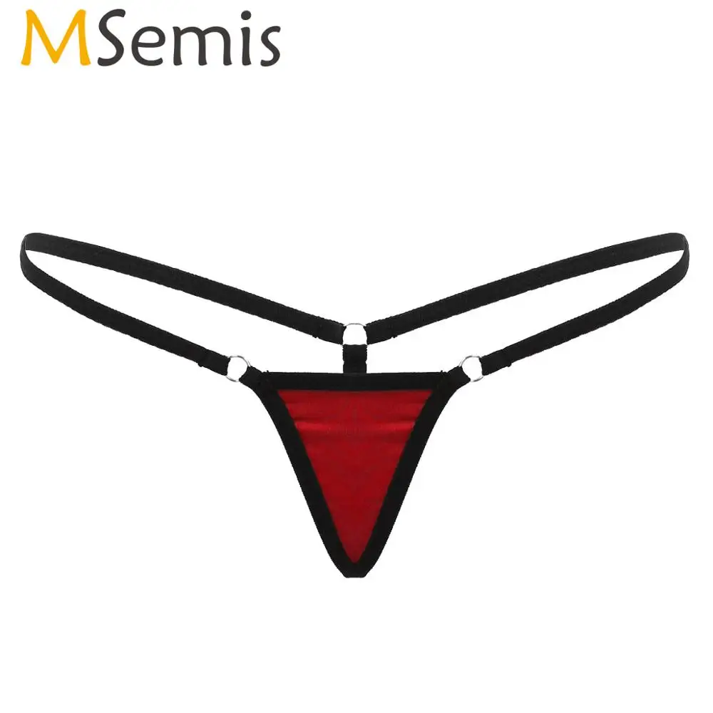 Женское нижнее белье MSemis эротические микро строчки с супернизкой посадкой