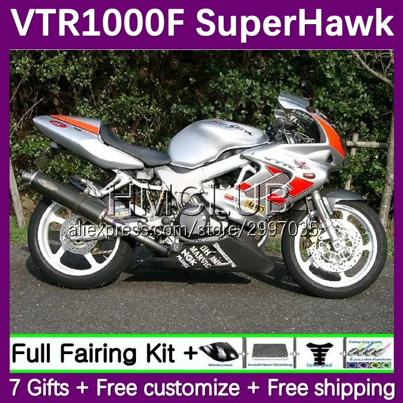 SuperHawk For HONDA VTR1000F 1995 1996 1997 1998 1999 2000 46No.16 VTR1000 VTR 1000 F 1000F 01 02 03 04 05 red silvery Fairing
SuperHawk For HONDA VTR1000F 1995 1996 1997 1998 1999 2000 46No.16 VTR1000 VTR 1000 F 1000F 01 02 03 04 05 red silvery Fairing