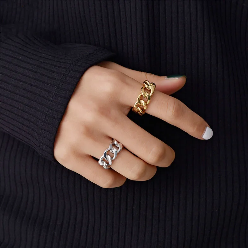 Trendy Chain Rings for Women Couples Vintage Handmade Twisted Geometric Finger Jewelry Party Gifts
Trendy Chain Rings for Women Couples Vintage Handmade Twisted Geometric Finger Jewelry Party Gifts