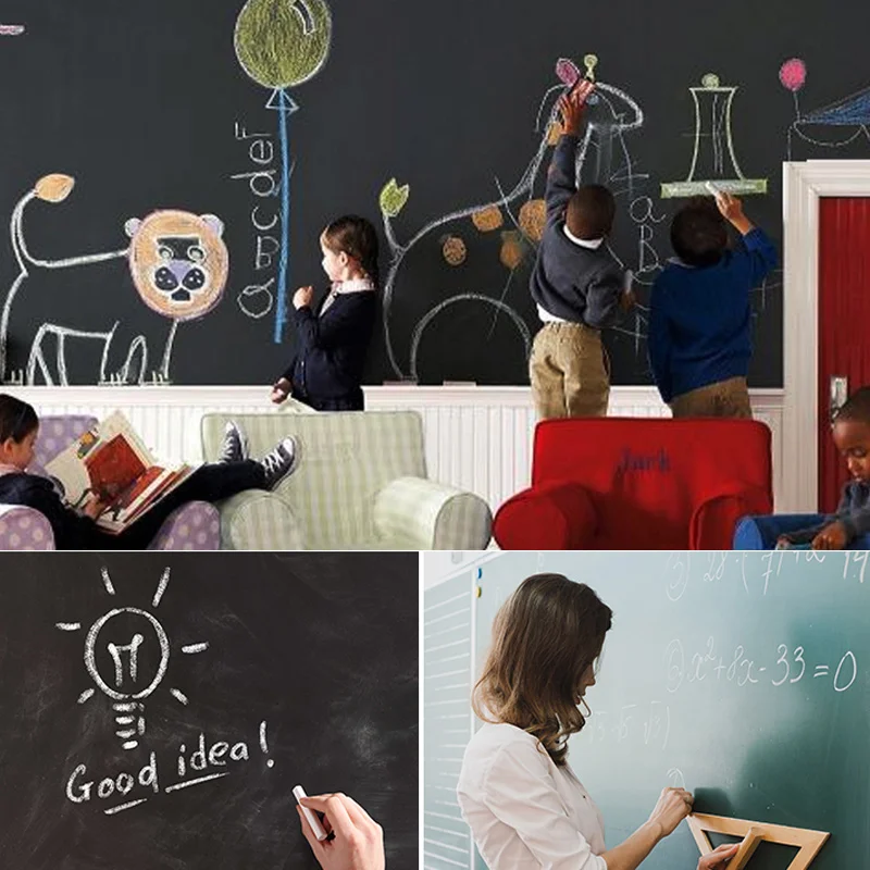 New Erase Whiteboard Sticker Wall Decal Self-adhesive White Board Peel Stick Paper for School DOM668
New Erase Whiteboard Sticker Wall Decal Self-adhesive White Board Peel Stick Paper for School DOM668