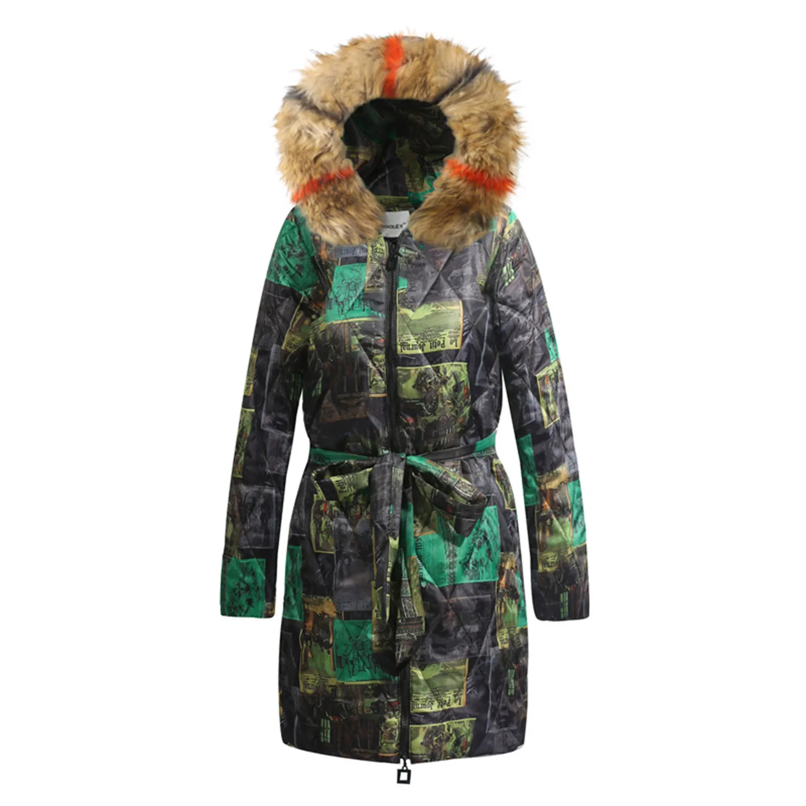 2021 Solid Winter Long Argyle Parkas Women Fashion Zipper Hooded Jackets Female Tie Belt Waist Coats Women Elegant Ladies #8
2021 Solid Winter Long Argyle Parkas Women Fashion Zipper Hooded Jackets Female Tie Belt Waist Coats Women Elegant Ladies #8