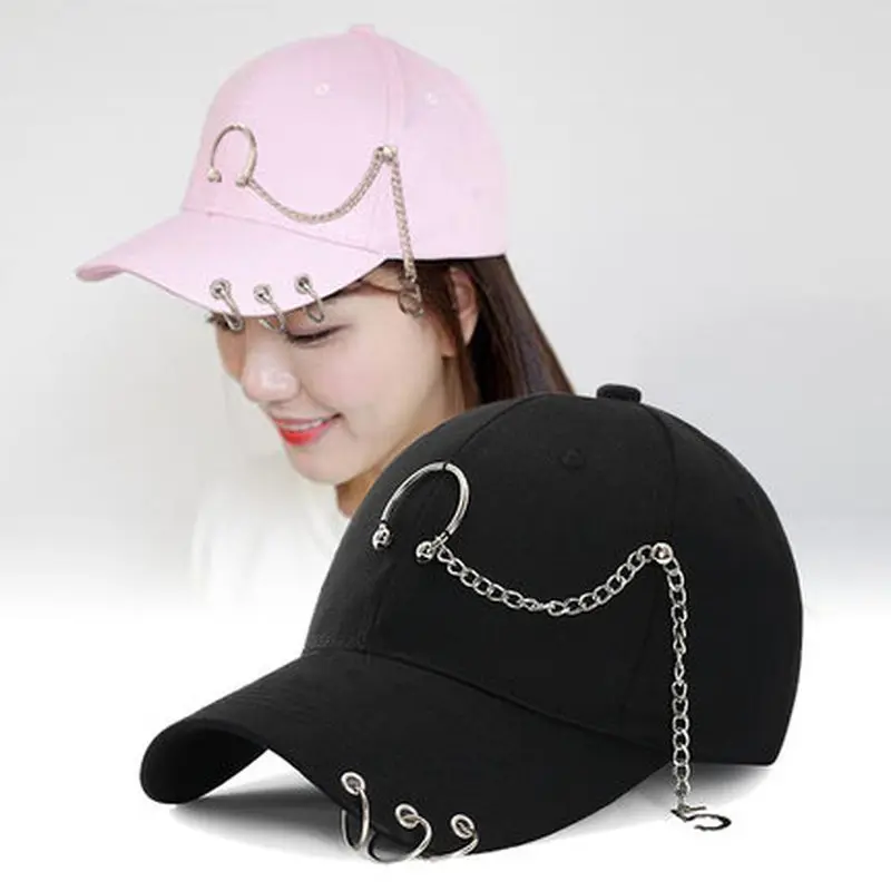 Brand Dad Hat Creative Piercing Ring Baseball Cap Punk Hip Hop Caps Cotton Adult Casual Solid Adjustable Unisex Caps Snapback
Brand Dad Hat Creative Piercing Ring Baseball Cap Punk Hip Hop Caps Cotton Adult Casual Solid Adjustable Unisex Caps Snapback
