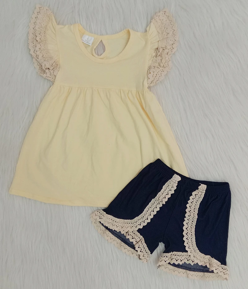 2020 Hot Sale Summer Style Girls Boutique Baby Outfit Soild Fultter Sleeve Set Children Clothing Sets Girl Clothing
2020 Hot Sale Summer Style Girls Boutique Baby Outfit Soild Fultter Sleeve Set Children Clothing Sets Girl Clothing