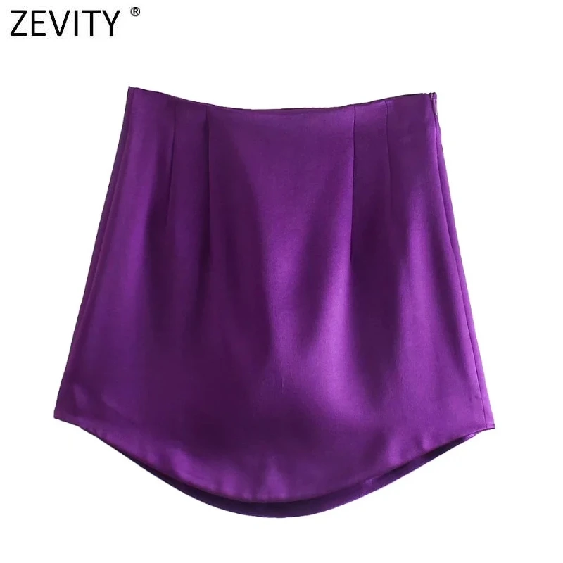 Zevity 2022 Women Fashion High Street Soft Touch Satin Mini Skirt Faldas Mujer Lady Chic Side Zipper Slim A Line Vestidos QUN900
Zevity 2022 Women Fashion High Street Soft Touch Satin Mini Skirt Faldas Mujer Lady Chic Side Zipper Slim A Line Vestidos QUN900