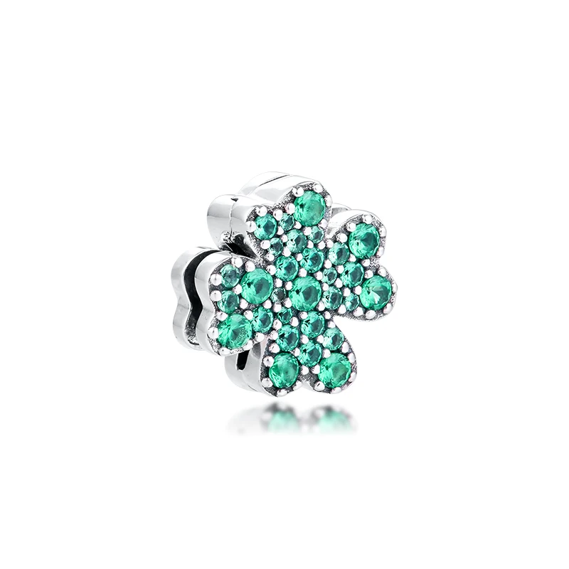 CKK Silver 925 Jewelry Pavé Four-Leaf Clover Clip Charm Fits Original Reflexions Bracelets Sterling Silver Beads
CKK Silver 925 Jewelry Pavé Four-Leaf Clover Clip Charm Fits Original Reflexions Bracelets Sterling Silver Beads