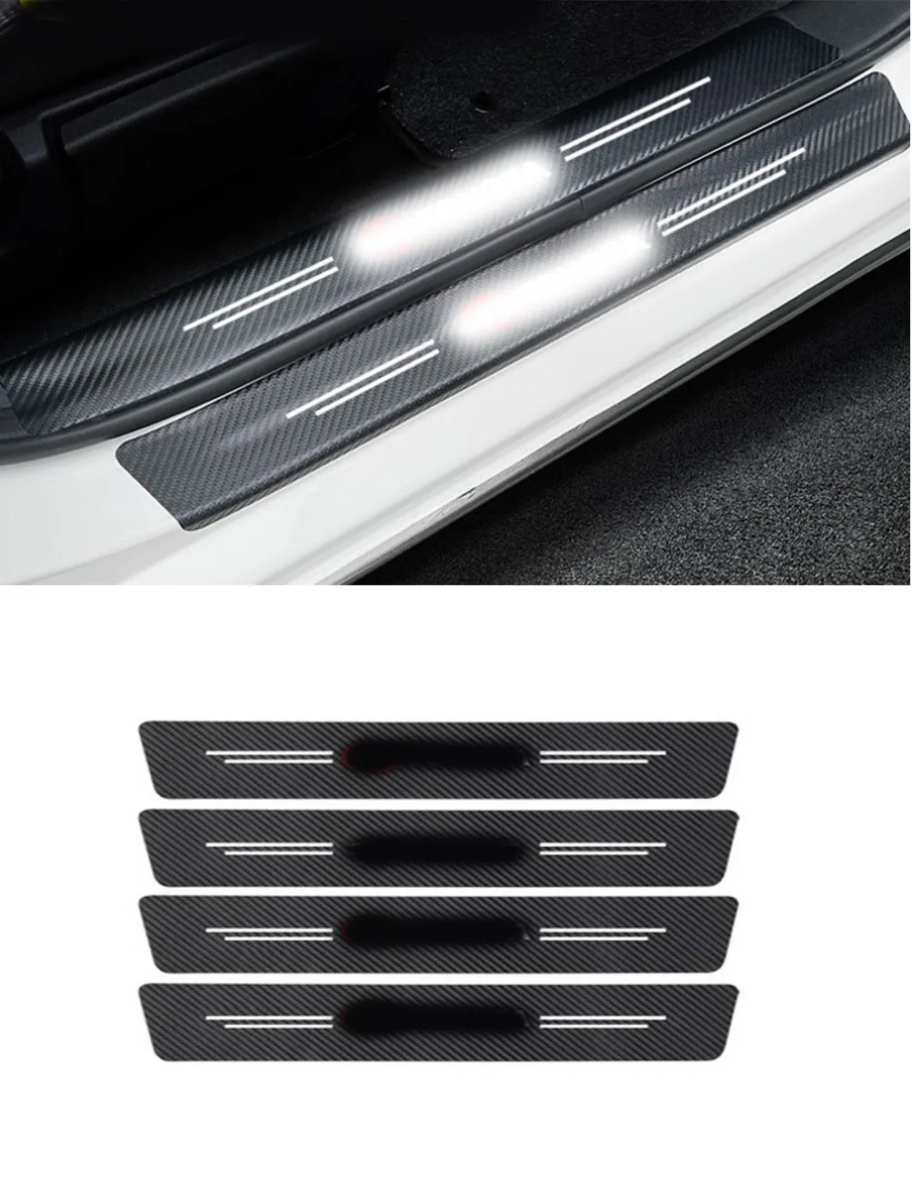 4X Anti-stepping Stickers For Car Threshold Strips For Toyota Corolla Exterior Accessories Waterproof Car Stickers
4X Anti-stepping Stickers For Car Threshold Strips For Toyota Corolla Exterior Accessories Waterproof Car Stickers