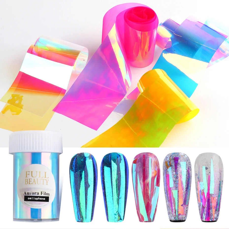 1 Box Nail Art Aurora Paper Symphony Bottled Cellophane Aurora Translucent Nail Accessories Glass Sticker Nail Decoration
1 Box Nail Art Aurora Paper Symphony Bottled Cellophane Aurora Translucent Nail Accessories Glass Sticker Nail Decoration