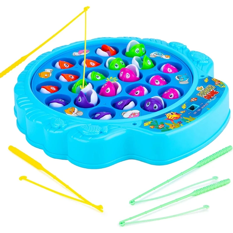 Magnetic Fishing Toy Birthday Party Gift Hand Exercise BPA-Free Simulation Fish Set with Rotary Board Baby Funny Gift 
Magnetic Fishing Toy Birthday Party Gift Hand Exercise BPA-Free Simulation Fish Set with Rotary Board Baby Funny Gift