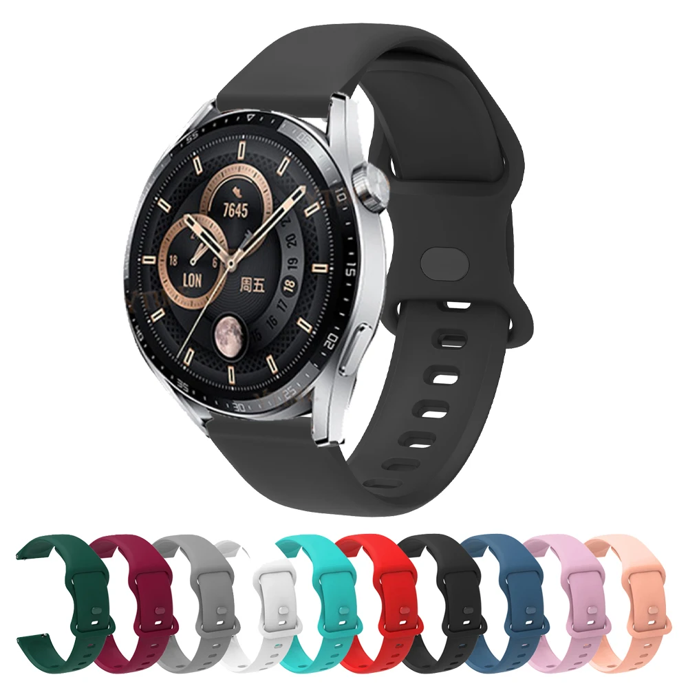 For Huawei Watch GT 3 46mm Strap Silicone Belt For Huawei Watch GT 2 46mm Gt 2e Band For Huawei Watch GT3 Pro Watchband Bracelet
For Huawei Watch GT 3 46mm Strap Silicone Belt For Huawei Watch GT 2 46mm Gt 2e Band For Huawei Watch GT3 Pro Watchband Bracelet