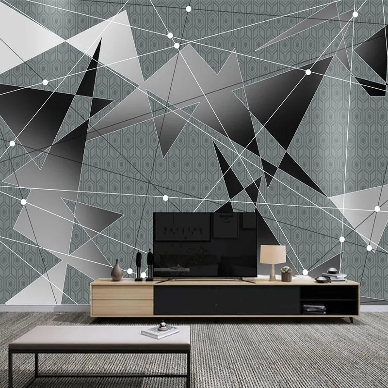 Modern 3D Geometric Line Triangle Wallpaper Living Room TV Sofa Background Wall Decor Abstract Art Wall Paper Papel De Parede 3D
Modern 3D Geometric Line Triangle Wallpaper Living Room TV Sofa Background Wall Decor Abstract Art Wall Paper Papel De Parede 3D