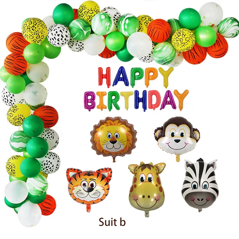 Jungle animal happy birthday party decor kids safari green number foil latex balloon disposable tableware plate party globos
Jungle animal happy birthday party decor kids safari green number foil latex balloon disposable tableware plate party globos