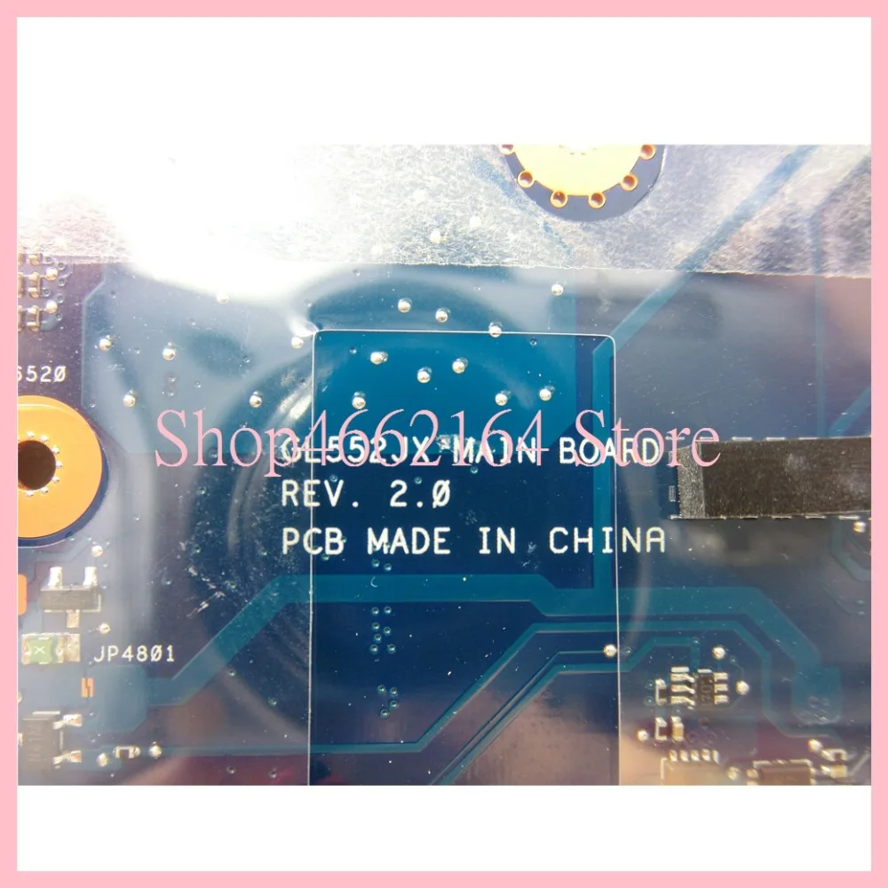 GL552JX I7-4750HQ CPU GTX950M/4G motherboard REV2.0 For ASUS GL552J ZX50J ZX50JX FX-PLUS GL552 GL552JX Laptop mainboard
GL552JX I7-4750HQ CPU GTX950M/4G motherboard REV2.0 For ASUS GL552J ZX50J ZX50JX FX-PLUS GL552 GL552JX Laptop mainboard