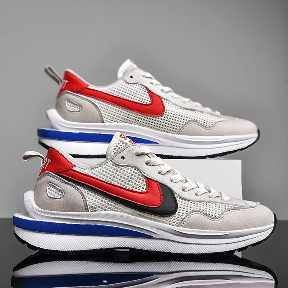 New style leather + mesh men's casual sports shoes, outdoor fashion light and breathable running shoes, four seasons shoes
New style leather + mesh men's casual sports shoes, outdoor fashion light and breathable running shoes, four seasons shoes
