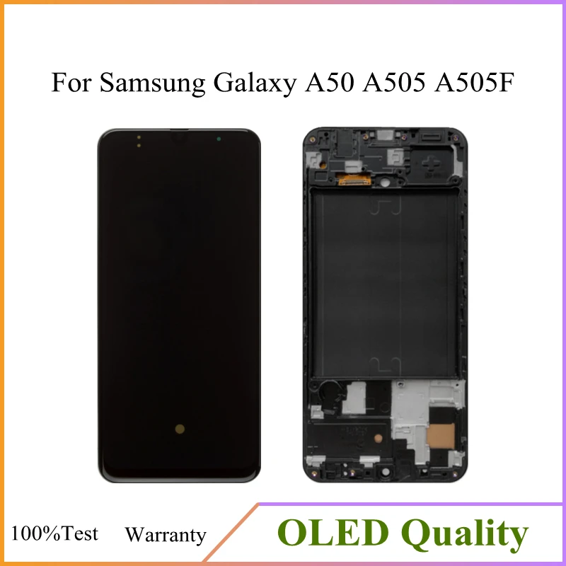 ЖК-дисплей OLED для Samsung Galaxy A50 A505FN/DS A505F/DS A505, сенсорный экран с дигитайзером и рамкой для ремонта ЖК-экранов Samsung A50
ЖК-дисплей OLED для Samsung Galaxy A50 A505FN/DS A505F/DS A505, сенсорный экран с дигитайзером и рамкой для ремонта ЖК-экранов Samsung A50