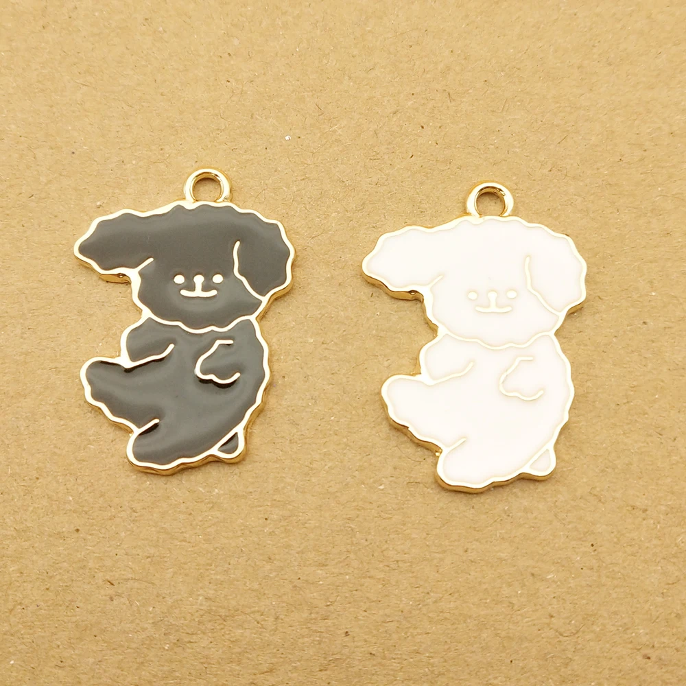 10pcs 20x28mm enamel dog charm for jewelry making fashion earring pendant bracelet necklace charms diy design charms
10pcs 20x28mm enamel dog charm for jewelry making fashion earring pendant bracelet necklace charms diy design charms