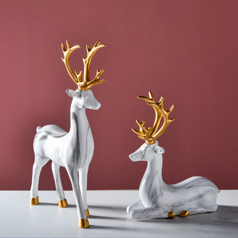 Resin Sitting Standing Deer Statues Nordic Style Christmas Reindeer Figurines Statues Wine Cabinet Home Office Ornaments
Resin Sitting Standing Deer Statues Nordic Style Christmas Reindeer Figurines Statues Wine Cabinet Home Office Ornaments