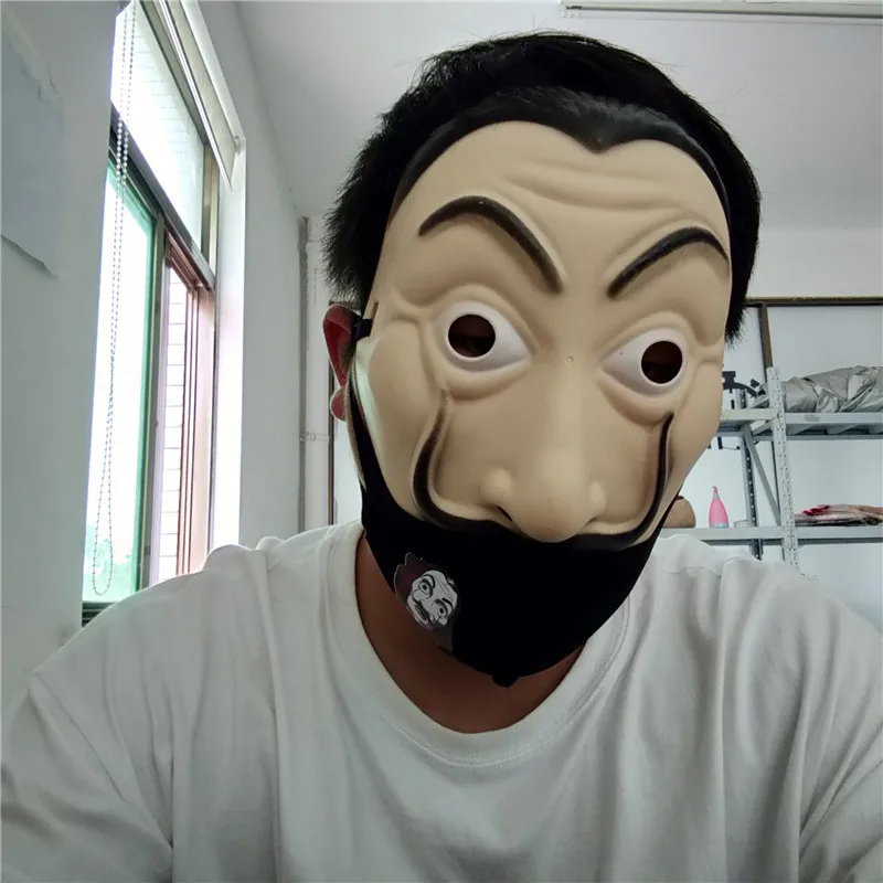 Salvador Dali Movie The House of Paper La Casa De Papel Cosplay Party Halloween Mask Money Heist Costume & Face Mask
Salvador Dali Movie The House of Paper La Casa De Papel Cosplay Party Halloween Mask Money Heist Costume & Face Mask