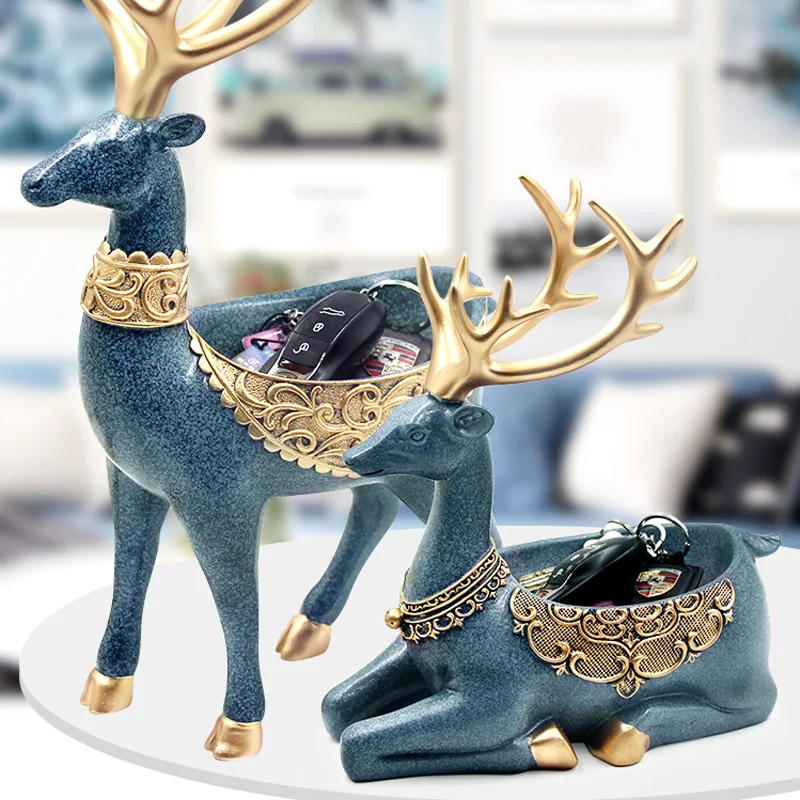 Vintage Resin Figurines For Home Decoration Miniature Model Delicate Ornament Deer Mascot Desk Decor Sundries Holder Home Decor
Vintage Resin Figurines For Home Decoration Miniature Model Delicate Ornament Deer Mascot Desk Decor Sundries Holder Home Decor