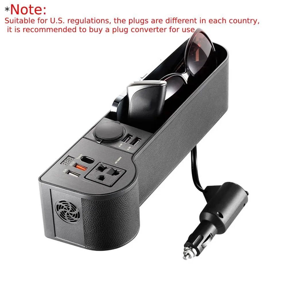 2 In 1 Car Organizers Seat Clearance Inverter Charger LED Storage Box 12V 220V Multifunctional Interior Accessories
2 In 1 Car Organizers Seat Clearance Inverter Charger LED Storage Box 12V 220V Multifunctional Interior Accessories