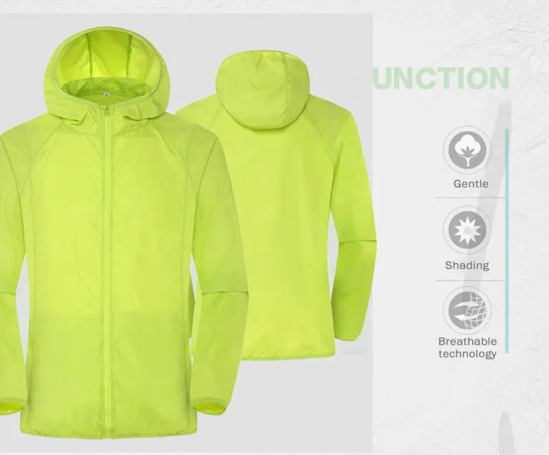 Summer Outdoor Men Women Waterproof Sports Sun Protection Clothing Breathable Skin Windbreaker Camping Fishing Sunscreen Jacket
Summer Outdoor Men Women Waterproof Sports Sun Protection Clothing Breathable Skin Windbreaker Camping Fishing Sunscreen Jacket